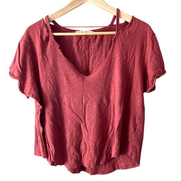 We the Free by Free People Over U Top - Red Clover - XS - Picture 1 of 7